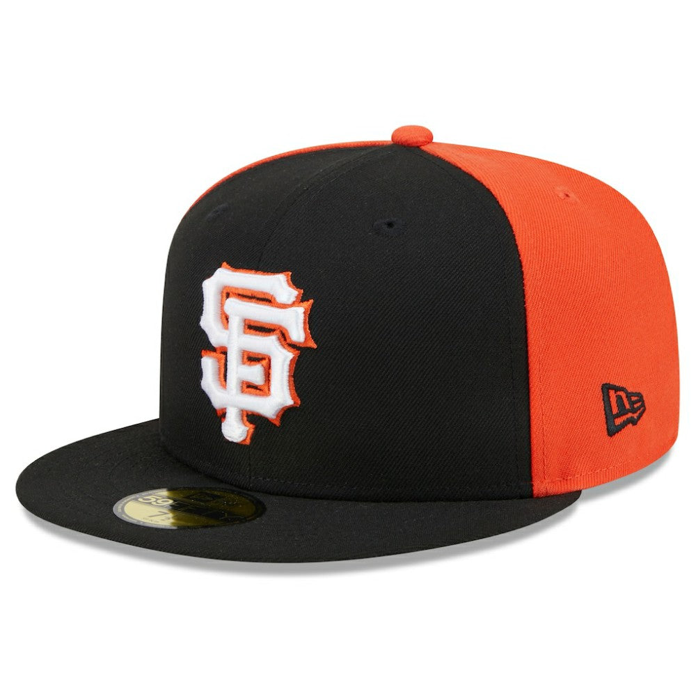 San Francisco Giants New Era Gameday Sideswipe 59FIFTY Fitted Hat - Black/Orange - New Era on Sale