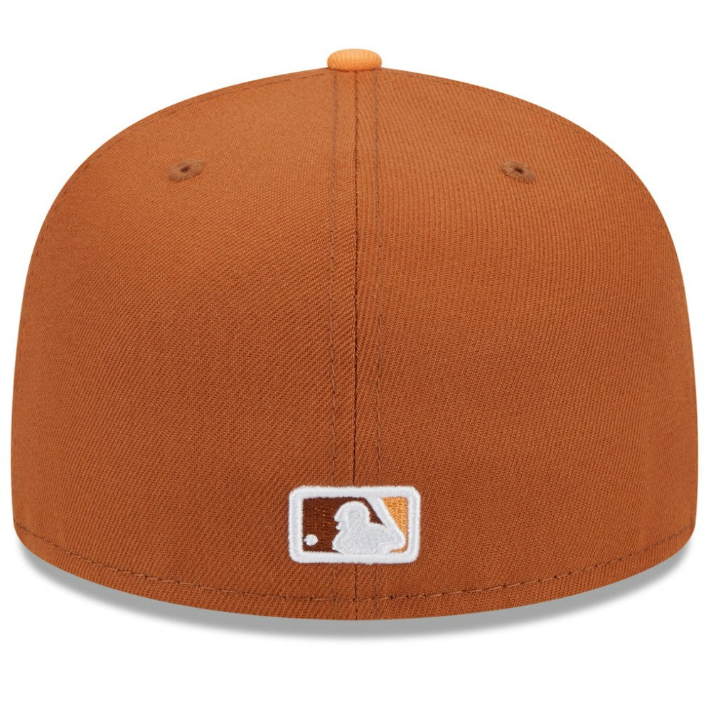 Chicago White Sox New Era Spring Color Basic Two-Tone 59FIFTY Fitted Hat - Brown/Orange - New Era on Sale