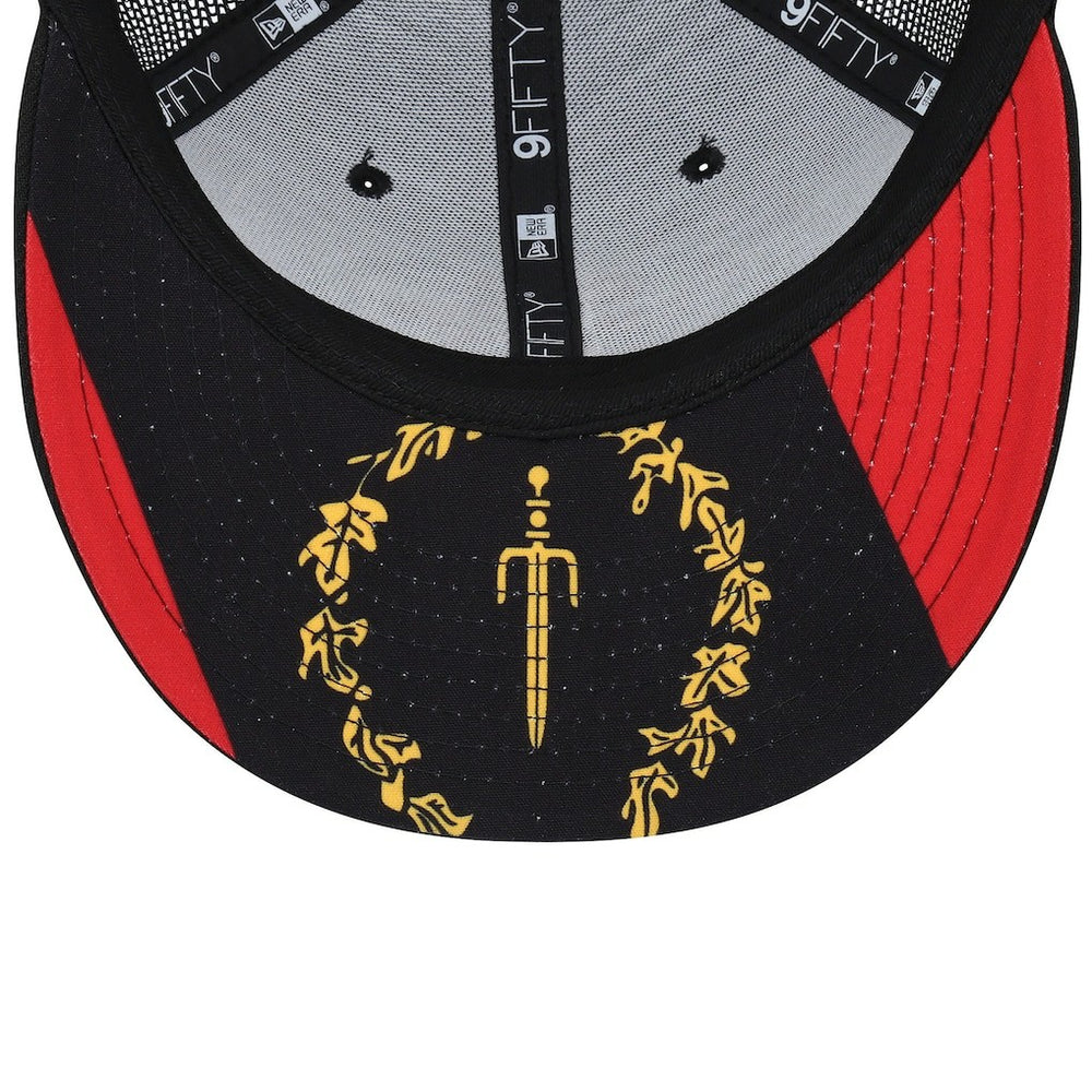 San Francisco 49ers New Era Black Excellence Collection Trucker Low Profile 9FIFTY Snapback Hat Black