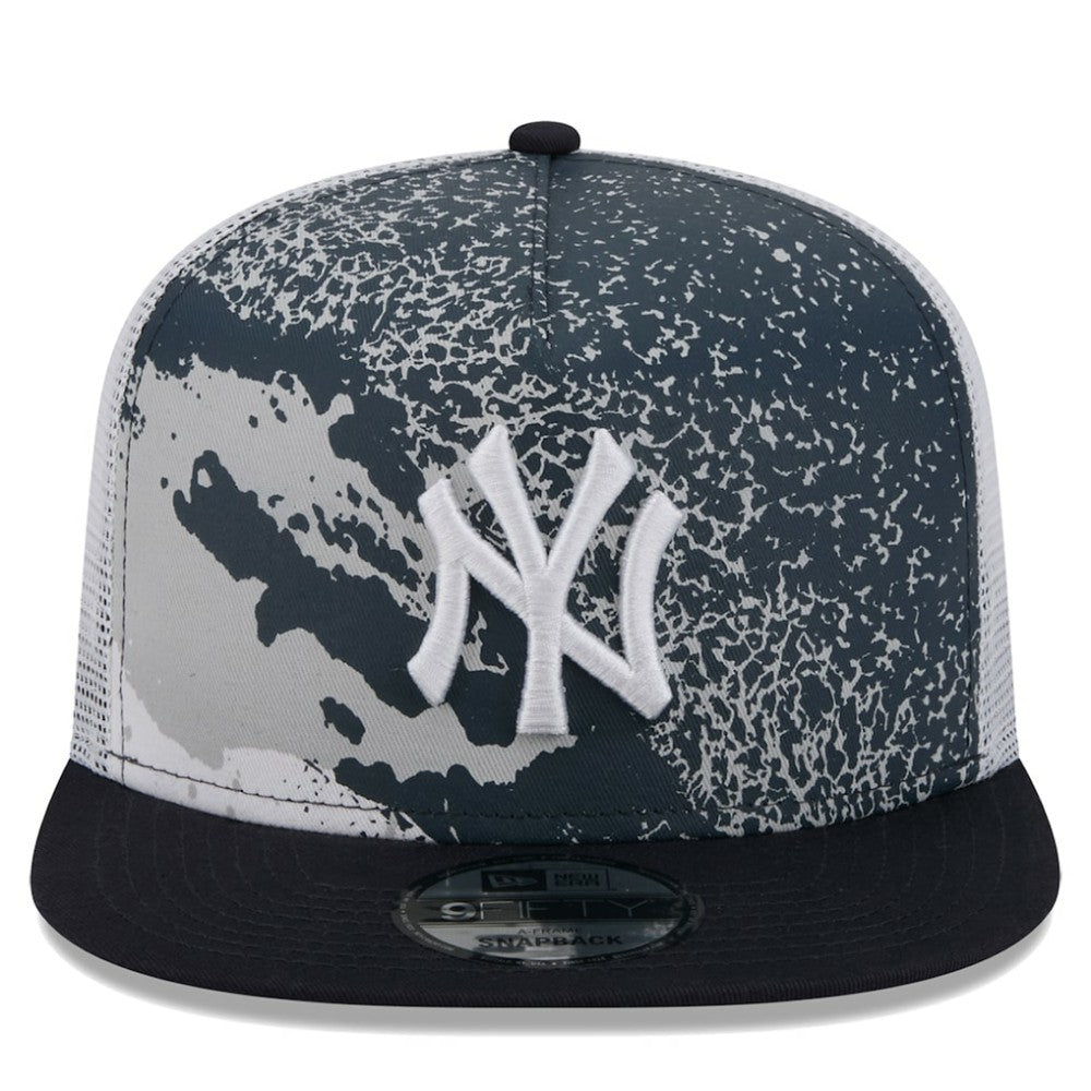 New York Yankees New Era Court Sport 9FIFTY Snapback Hat - Navy - New Era Discount
