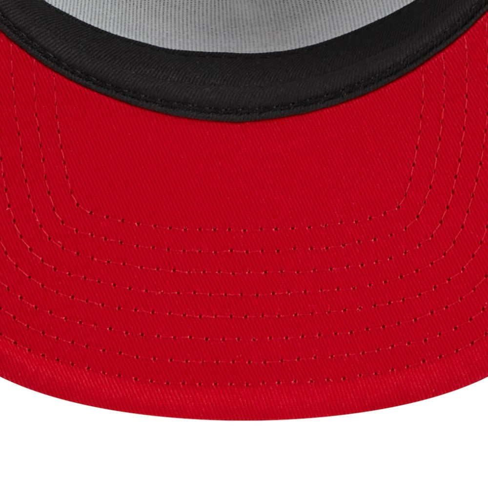 Boston Red Sox New Era Team Foam Front A-Frame Trucker 9FIFTY Snapback Hat - White/Red - New Era Lifestyle