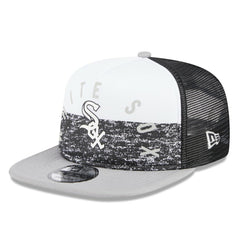 Chicago White Sox New Era Team Foam Front A-Frame Trucker 9FIFTY Snapback Hat - White/Gray - New Era on Sale