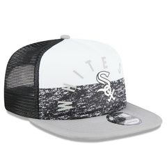 Chicago White Sox New Era Team Foam Front A-Frame Trucker 9FIFTY Snapback Hat - White/Gray - New Era on Sale