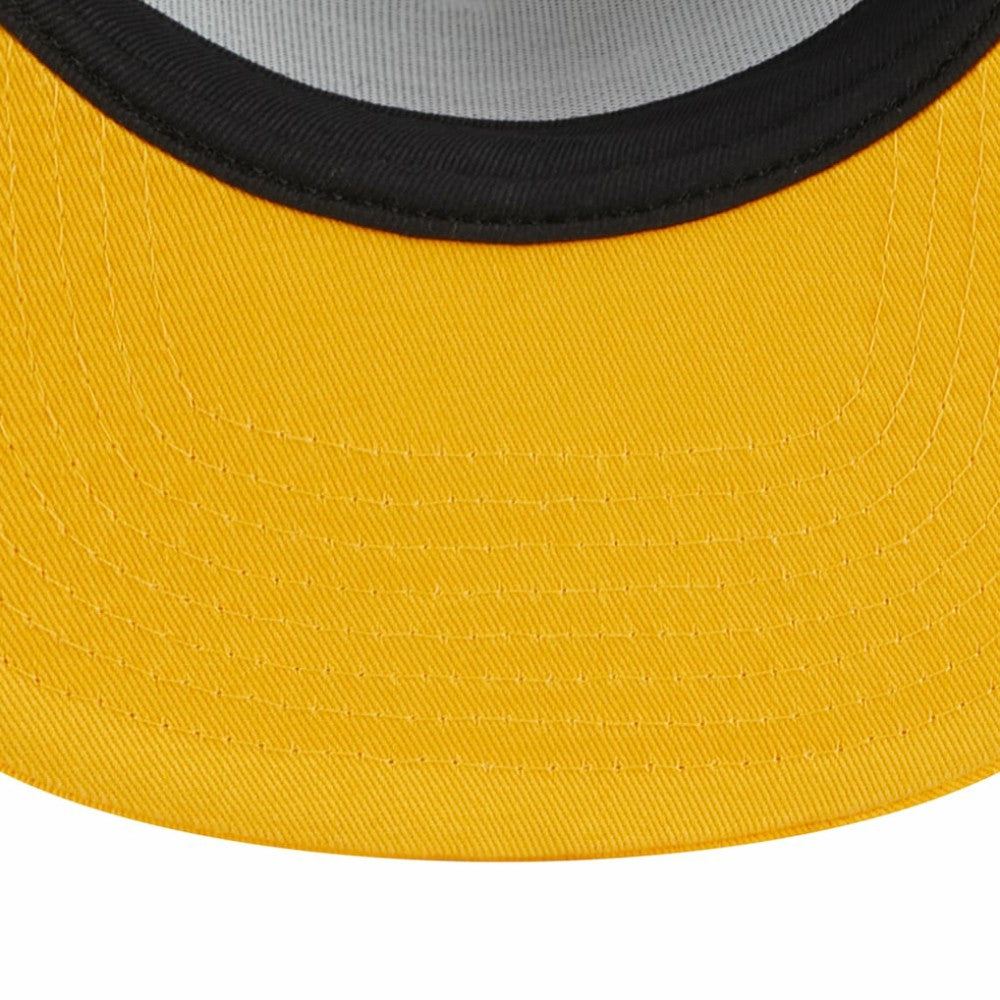 Athletics New Era Team Foam Front A-Frame Trucker 9FIFTY Snapback Hat - White/Gold - New Era Sale