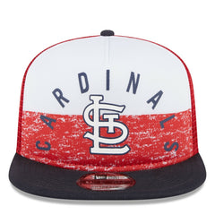 St. Louis Cardinals New Era Team Foam Front A-Frame Trucker 9FIFTY Snapback Hat - White/Red - New Era Lifestyle