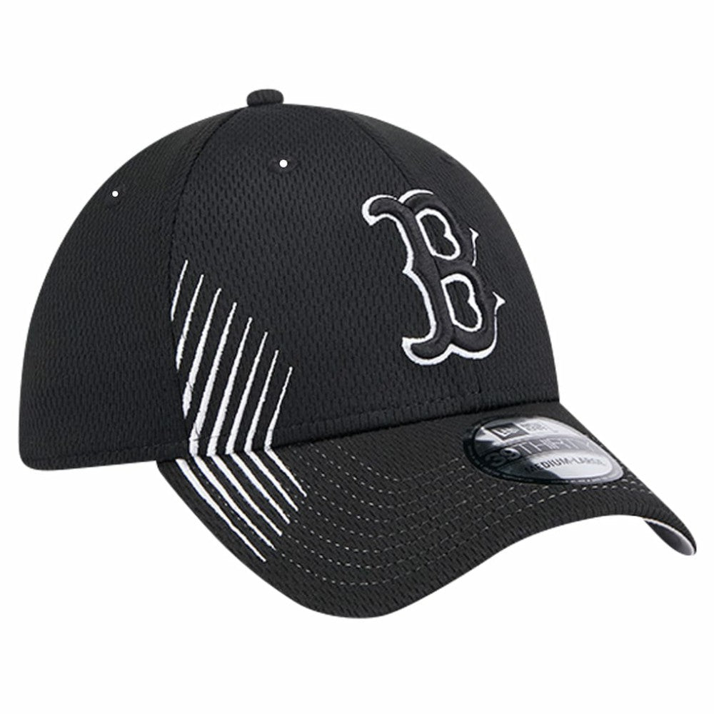 Boston Red Sox New Era Active Dash Mark 39THIRTY Flex Hat - Black - New Era Lifestyle