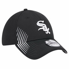 Chicago White Sox New Era Active Dash Mark 39THIRTY Flex Hat - Black - New Era Lifestyle