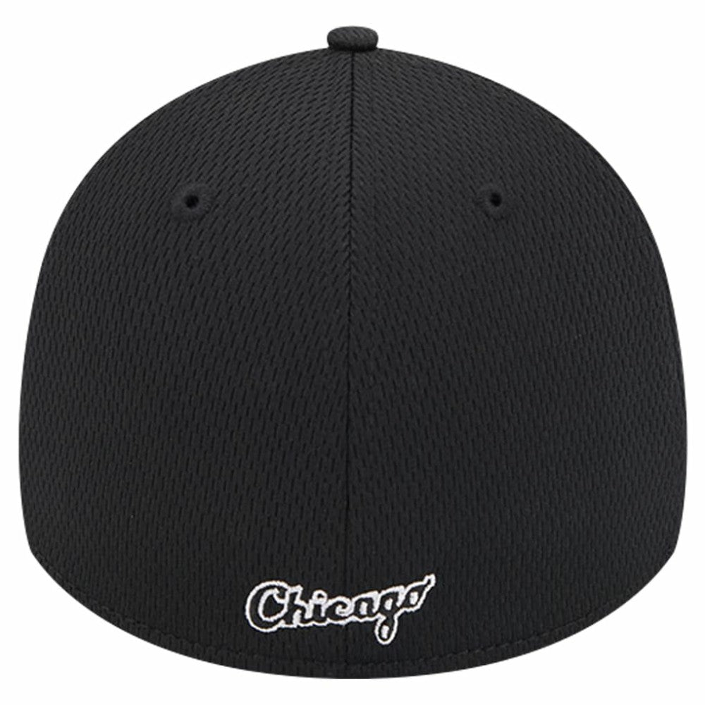 Chicago White Sox New Era Active Dash Mark 39THIRTY Flex Hat - Black - New Era Lifestyle