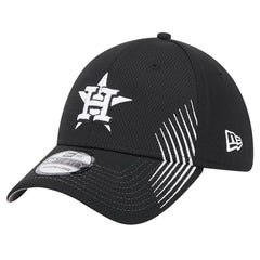 Houston Astros New Era Active Dash Mark 39THIRTY Flex Hat - Black - New Era Lifestyle