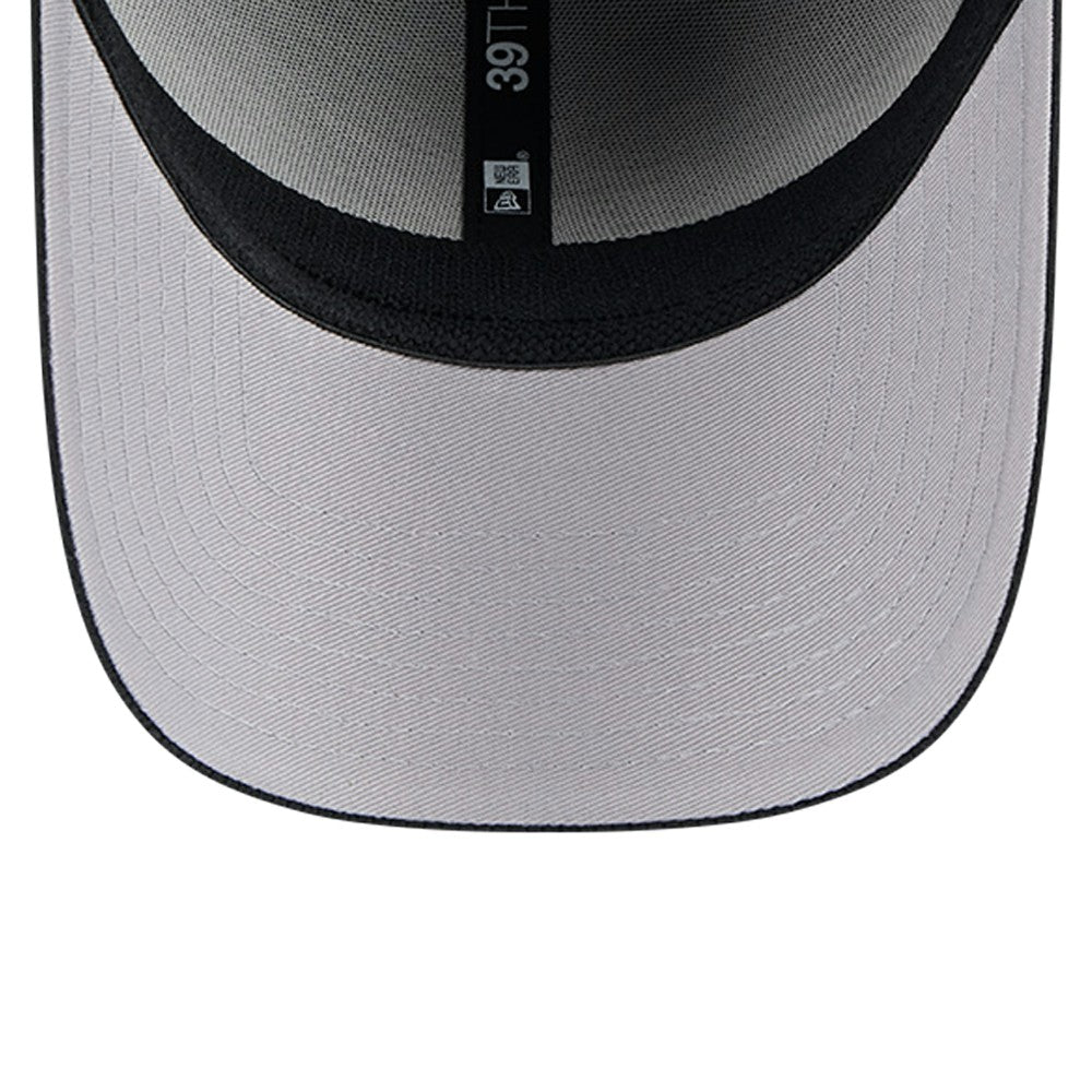 Miami Marlins New Era Active Dash Mark 39THIRTY Flex Hat - Black - New Era Discount