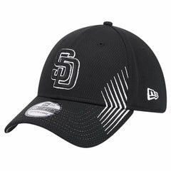 San Diego Padres New Era Active Dash Mark 39THIRTY Flex Hat - Black - New Era on Sale