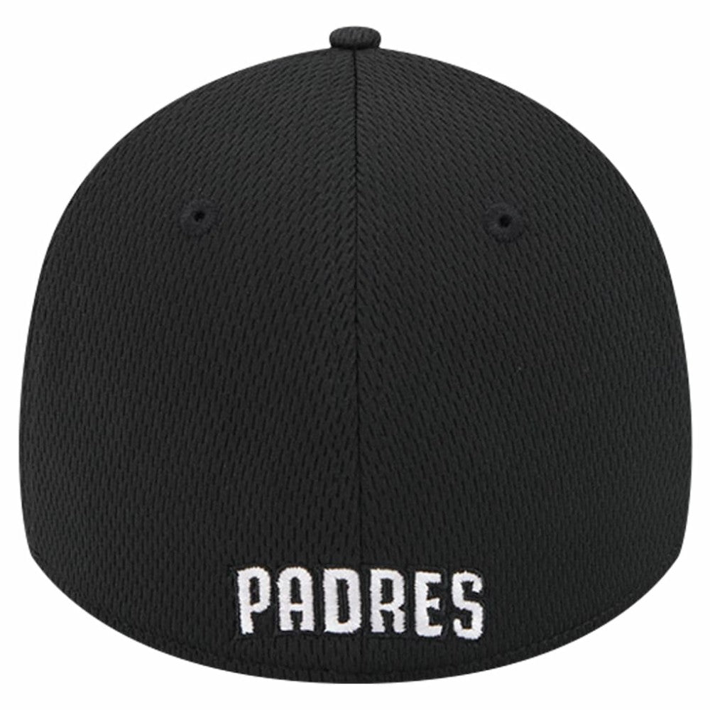 San Diego Padres New Era Active Dash Mark 39THIRTY Flex Hat - Black - New Era on Sale