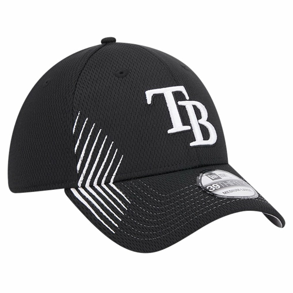Tampa Bay Rays New Era Active Dash Mark 39THIRTY Flex Hat - Black - New Era Online