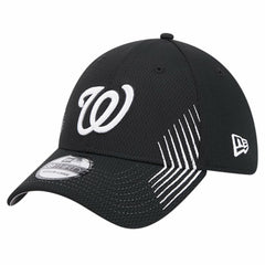 Washington Nationals New Era Active Dash Mark 39THIRTY Flex Hat - Black - New Era Online