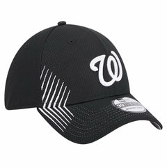 Washington Nationals New Era Active Dash Mark 39THIRTY Flex Hat - Black - New Era Online
