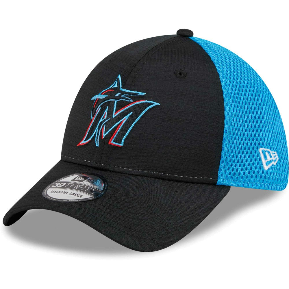 Miami Marlins New Era Neo 39THIRTY Flex Hat - Black - New Era Lifestyle
