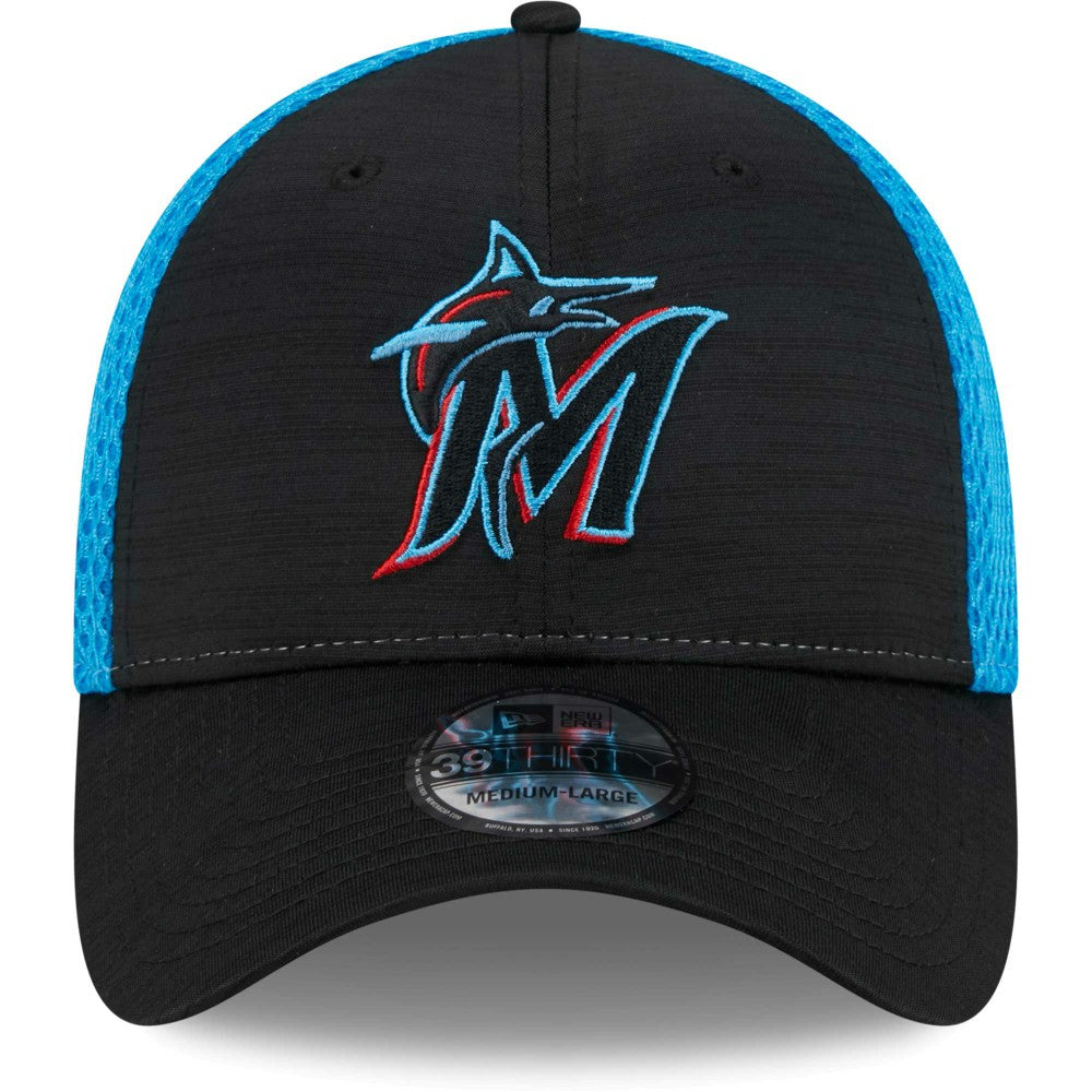 Miami Marlins New Era Neo 39THIRTY Flex Hat - Black - New Era Lifestyle