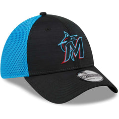 Miami Marlins New Era Neo 39THIRTY Flex Hat - Black - New Era Lifestyle