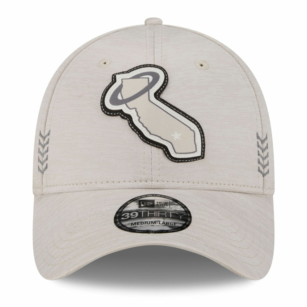 Los Angeles Angels New Era 2024 Clubhouse 39THIRTY Flex Hat - Cream - New Era Online