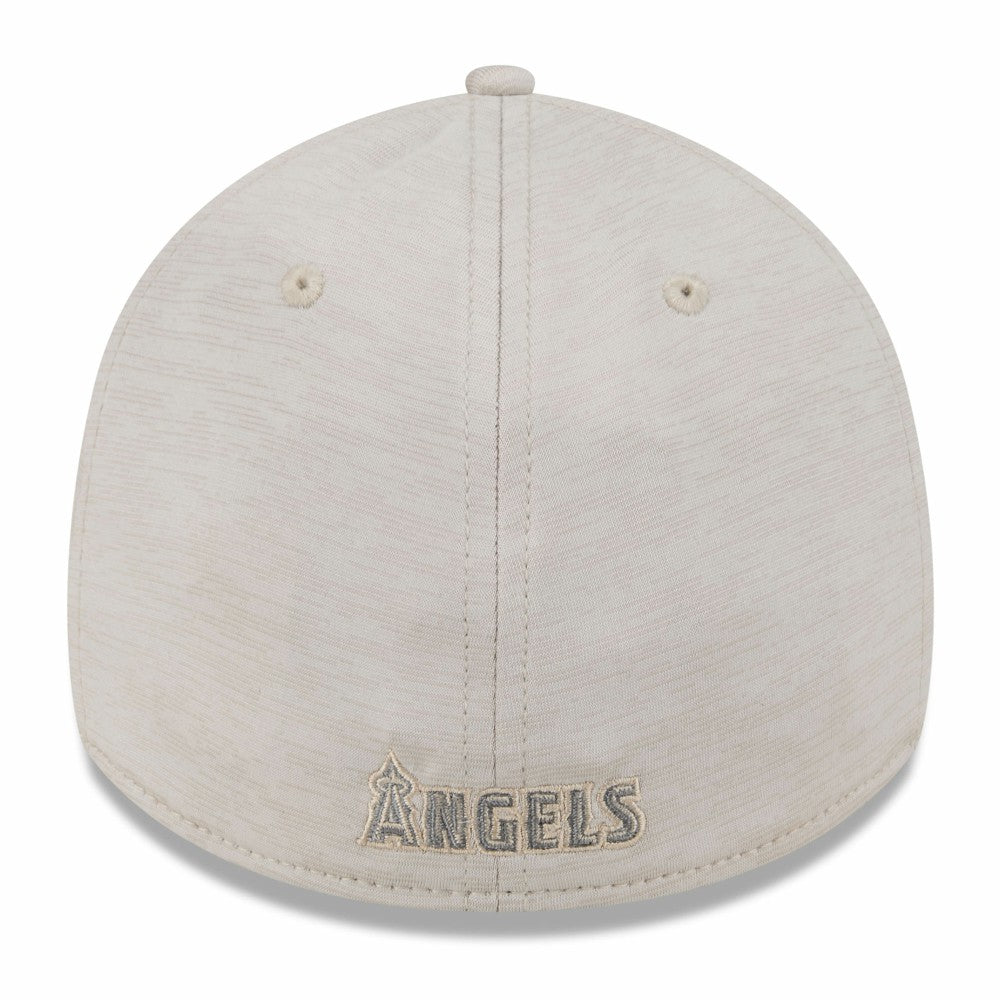 Los Angeles Angels New Era 2024 Clubhouse 39THIRTY Flex Hat - Cream - New Era Online