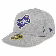 Los Angeles Dodgers New Era 2024 Clubhouse Low Profile 59FIFTY Fitted Hat - Gray - New Era Lifestyle
