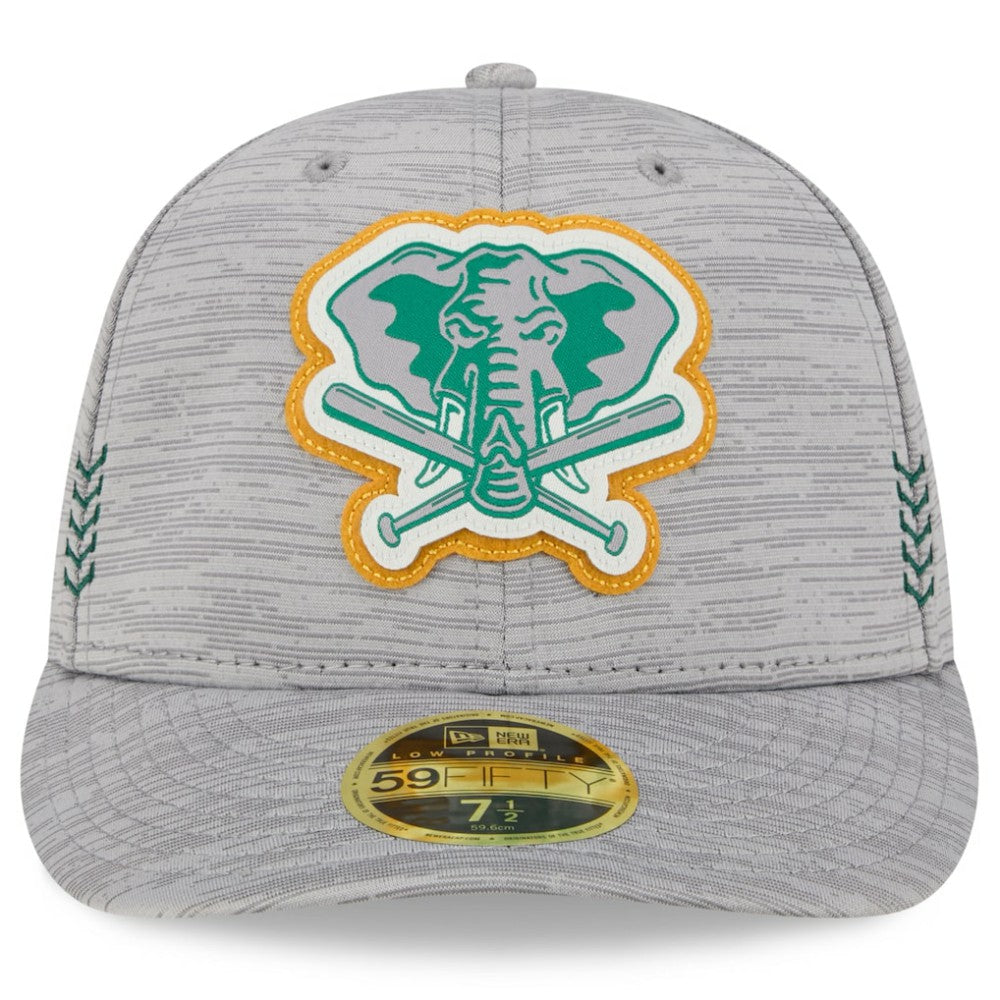 Athletics New Era 2024 Clubhouse Low Profile 59FIFTY Fitted Hat - Gray - New Era Discount