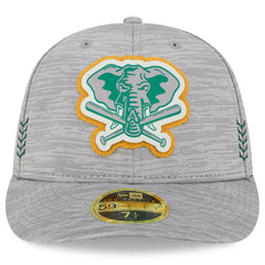 Athletics New Era 2024 Clubhouse Low Profile 59FIFTY Fitted Hat - Gray - New Era Discount
