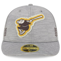 San Diego Padres New Era 2024 Clubhouse Low Profile 59FIFTY Fitted Hat - Gray - New Era Sale