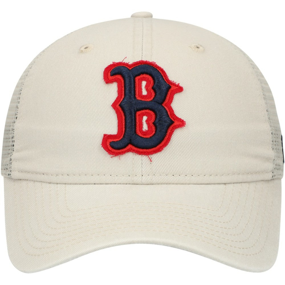 Boston Red Sox New Era Game Day 9TWENTY Adjustable Trucker Hat - Stone - New Era Online