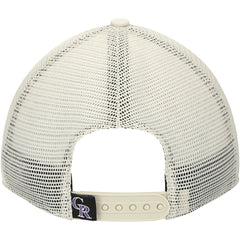 Colorado Rockies New Era Game Day 9TWENTY Adjustable Trucker Hat - Stone - New Era Discount
