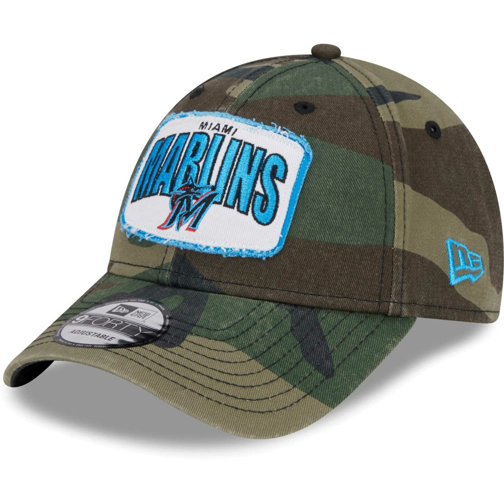 Miami Marlins New Era Gameday 9FORTY Adjustable Hat - Camo - New Era Online