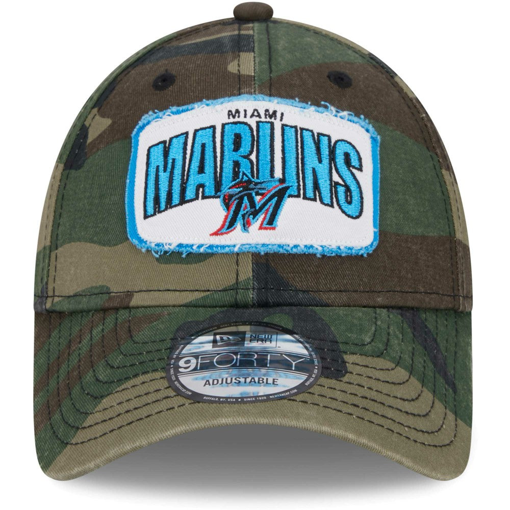 Miami Marlins New Era Gameday 9FORTY Adjustable Hat - Camo - New Era Online
