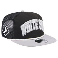 Chicago White Sox New Era Throwback Meshback Golfer Hat - Black - New Era Online