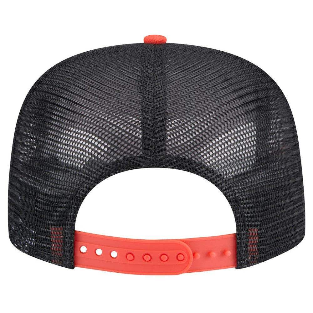 Houston Astros New Era Throwback Meshback Golfer Hat - Black - New Era on Sale