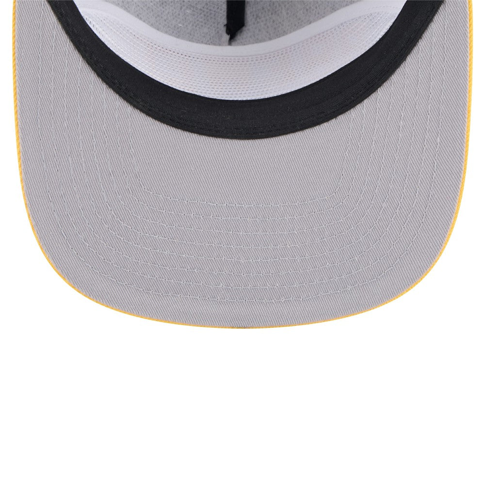 Milwaukee Brewers New Era Throwback Meshback Golfer Hat - Black - New Era Discount