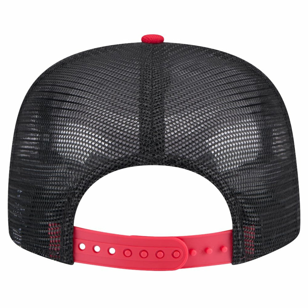 St. Louis Cardinals New Era Throwback Meshback Golfer Hat - Black - New Era Sale