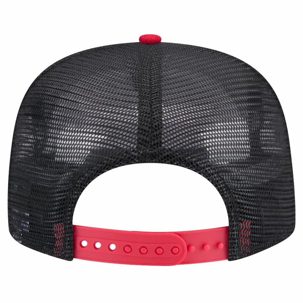 Washington Nationals New Era Throwback Meshback Golfer Hat - Black - New Era Sale