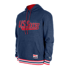 USMNT 5th & Ocean by New Era Throwback Fleece Pullover Hoodie Navy - New Era sale