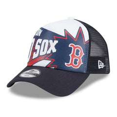 Boston Red Sox New Era Youth Boom 9FORTY Adjustable Hat - Navy - New Era on Sale