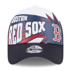 Boston Red Sox New Era Youth Boom 9FORTY Adjustable Hat - Navy - New Era on Sale