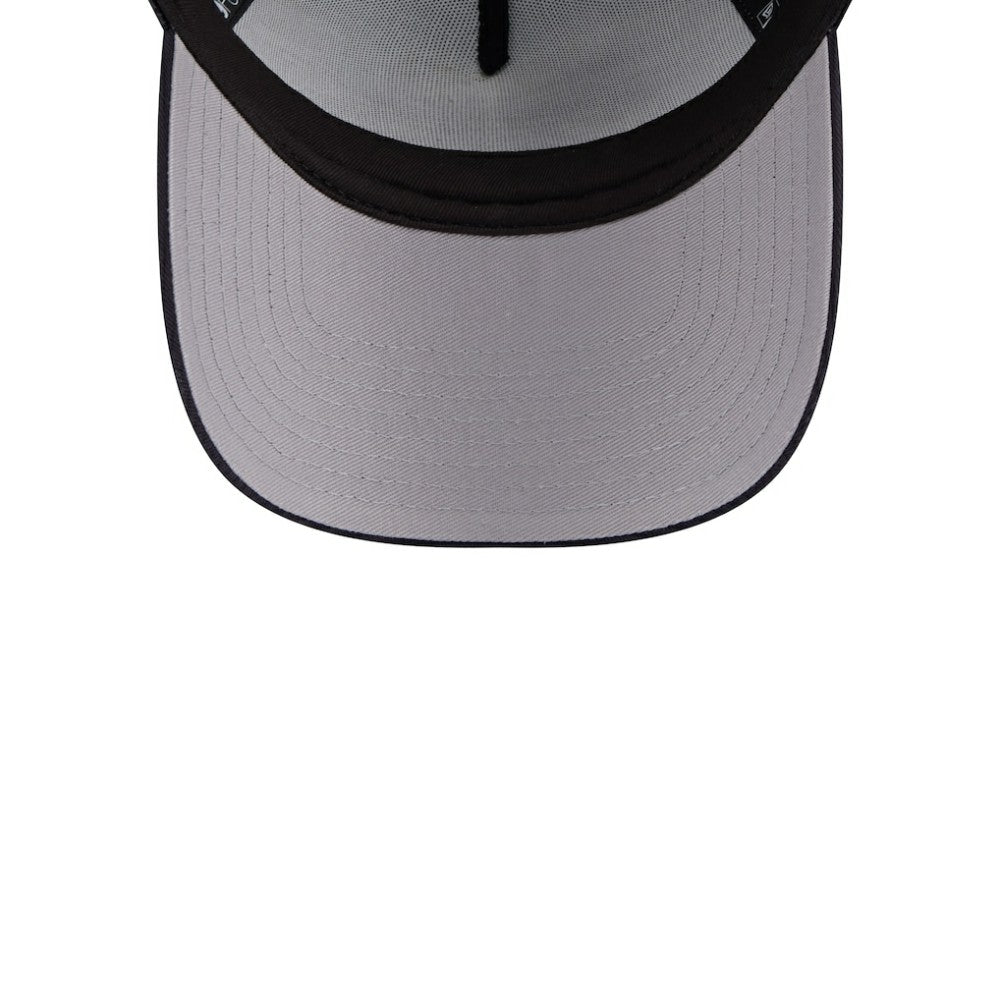 Boston Red Sox New Era Women's Throwback Team Foam Front A-Frame Trucker 9FORTY Adjustable Hat - White/Navy - New Era on Sale