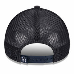 New York Yankees New Era Women's Throwback Team Foam Front A-Frame Trucker 9FORTY Adjustable Hat - White/Navy - New Era Sale
