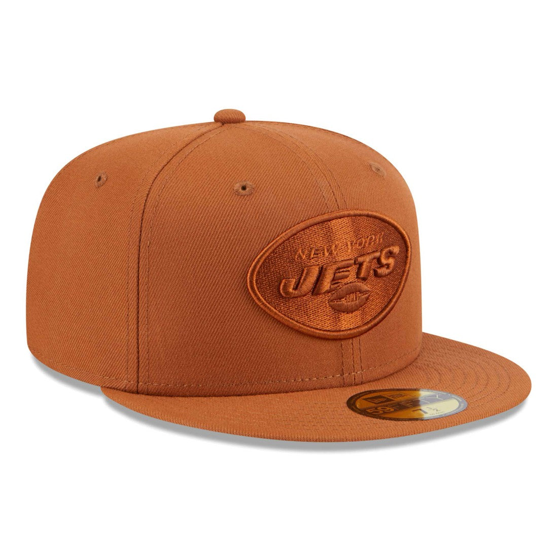 New York Jets New Era Color Pack 59FIFTY Fitted Hat Brown