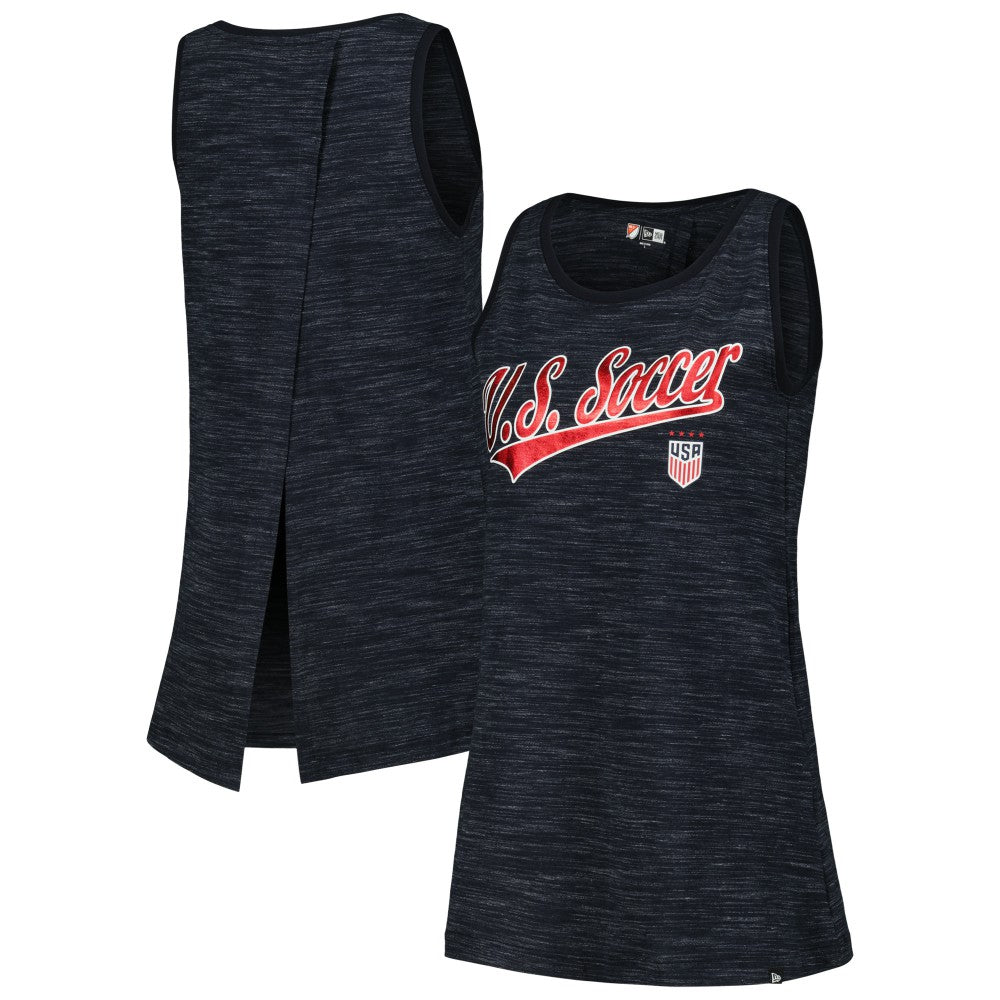 USWNT 5th & Ocean by New Era Women's Athletic Cross Back Tank Top Navy - New Era outlet