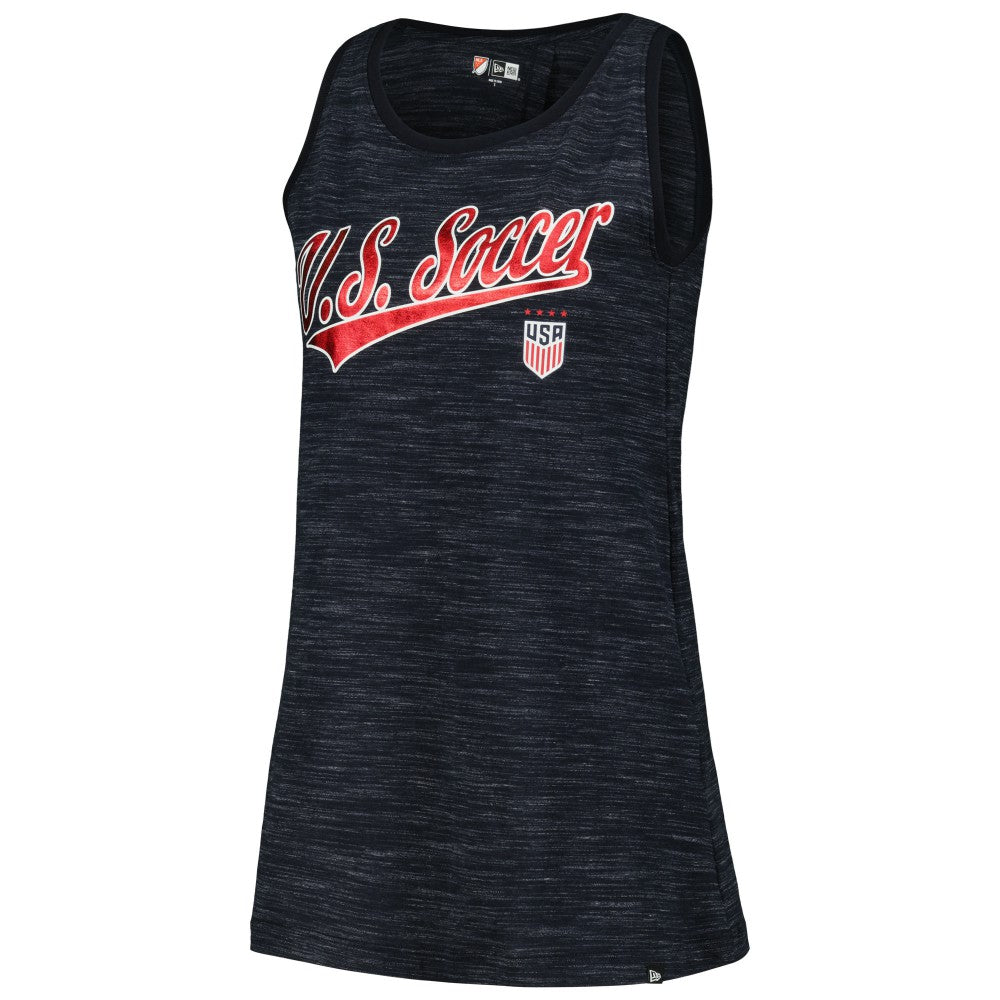 USWNT 5th & Ocean by New Era Women's Athletic Cross Back Tank Top Navy - New Era outlet