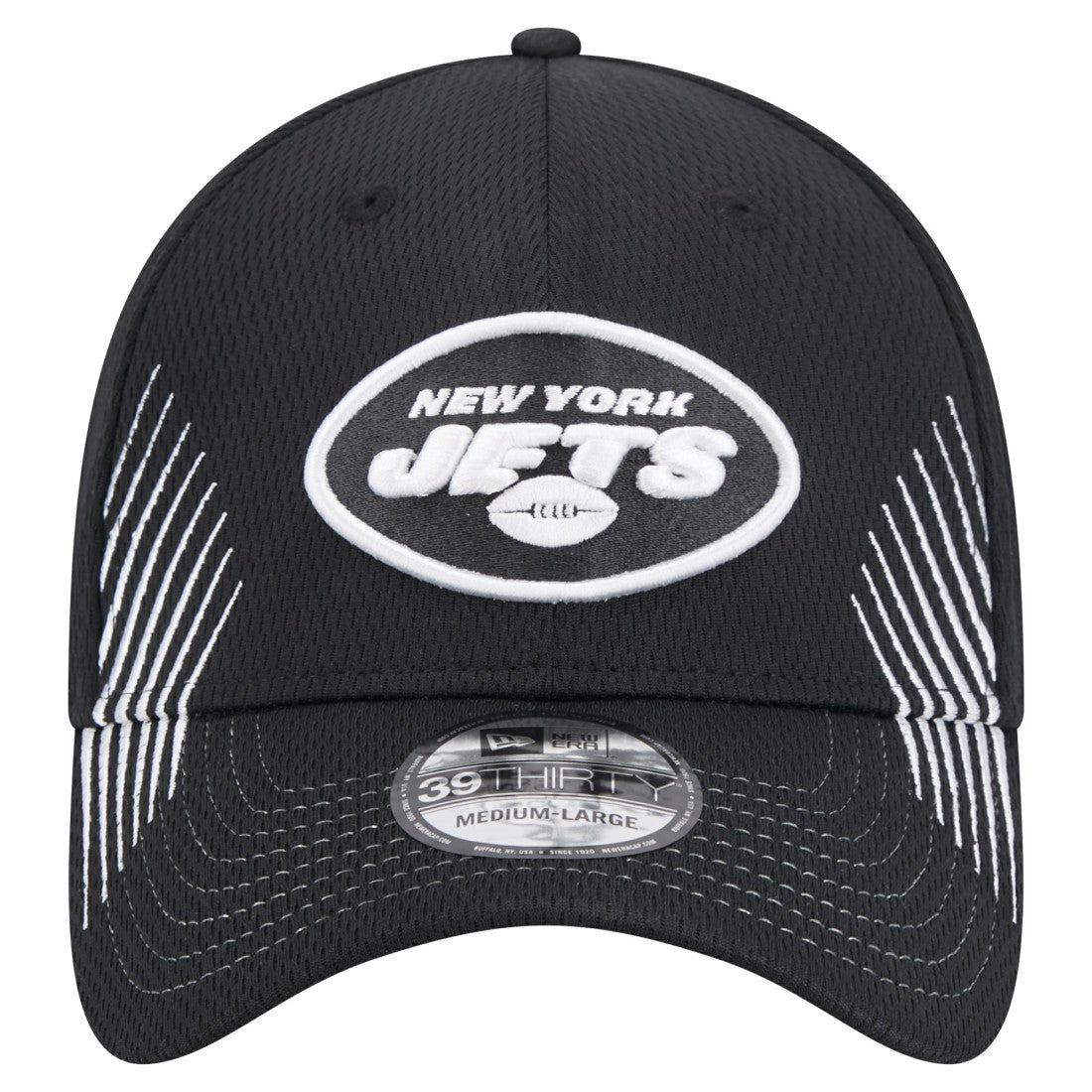 New York Jets New Era Active 39THIRTY Flex Hat Black