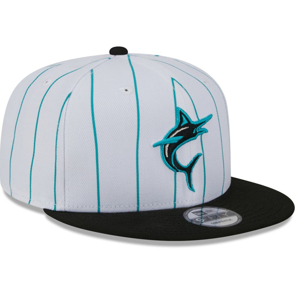 Miami Marlins New Era 2024 Batting Practice 9FIFTY Snapback Hat - White - New Era on Sale