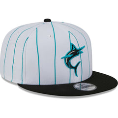Miami Marlins New Era 2024 Batting Practice 9FIFTY Snapback Hat - White - New Era on Sale