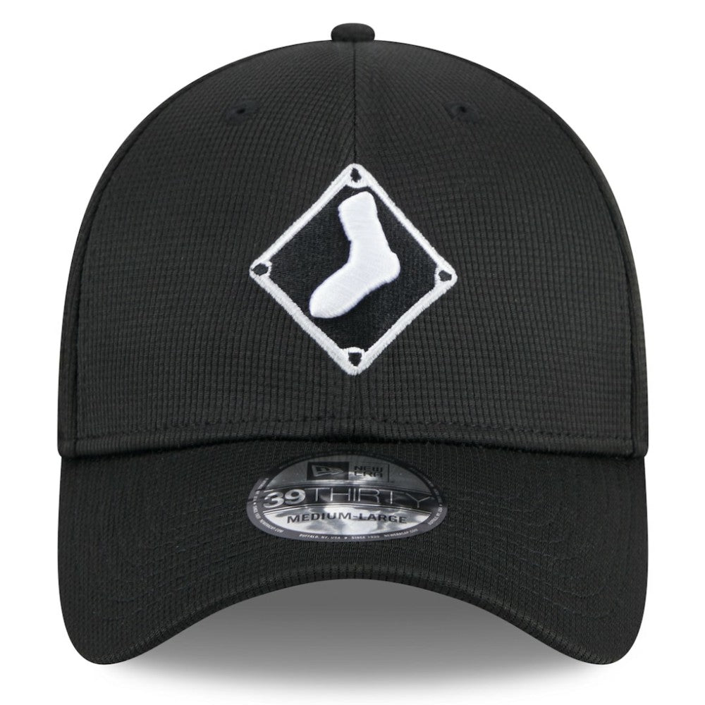 Chicago White Sox New Era 2025 Batting Practice 39THIRTY Flex Hat - Black - New Era Sale