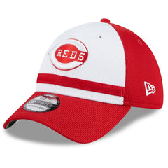 Cincinnati Reds New Era 2025 Batting Practice 39THIRTY Flex Hat - White - New Era Lifestyle